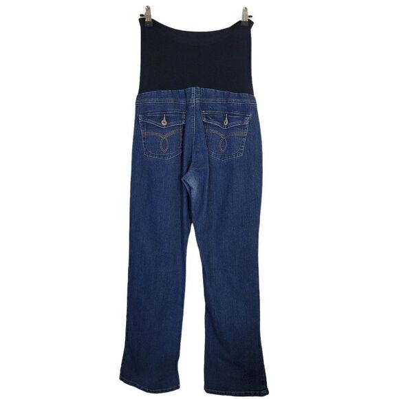 Bella Vida Maternity Overbelly Jeans (Size XL) - Picture 2 of 3